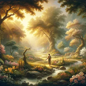 15. I wziął Pan Bóg człowieka i umieścił go w ogrodzie Eden, aby go uprawiał i strzegł.