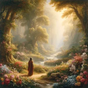 8. I zasadził Pan Bóg ogród w Edenie na wschodzie; i umieścił tam człowieka, którego stworzył.