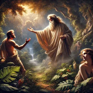 17. Do Adama zaś rzekł: Ponieważ posłuchałeś głosu swojej żony i jadłeś z drzewa, z którego ci zakazałem, mówiąc: Nie będziesz z niego jadł, przeklęta niech będzie ziemia z twego powodu; w trudzie będziesz zdobywał z niej pożywienie po wszystkie dni swego życia.