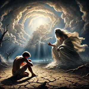 13. Kain rzekł do Pana: „Zbyt wielka jest kara moja, abym mógł ją znieść.