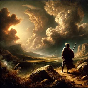 16. Kain odszedł od Pana i zamieszkał w kraju Nod, na wschód od Edenu.