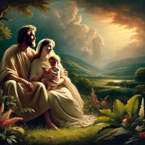 25. Adam raz jeszcze zbliżył się do swej żony i urodziła syna, któremu dała na imię Set, mówiąc: „Bóg dał mi innego potomka w miejsce Abla, którego zabił Kain”.