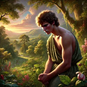 5. lecz na Kaina i jego ofiarę nie wejrzał. Kain rozgniewał się bardzo i chodził z ponurą twarzą.