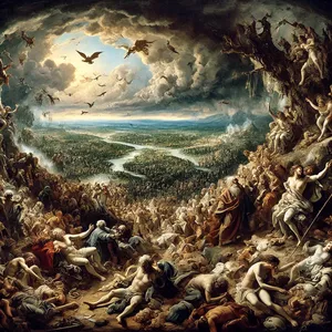 11. Ale ziemia była skażona w oczach Boga i pełna nieprawości.