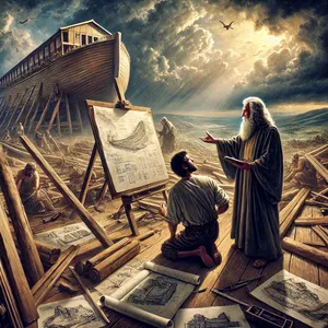 15. A tak ją wykonasz: długość arki ma wynosić trzysta łokci, szerokość pięćdziesiąt łokci, wysokość trzydzieści łokci.