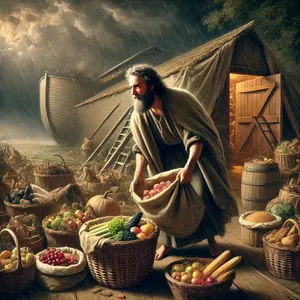 21. Ty zaś nabierz sobie wszelkiej strawy, którą się jada, i zrób sobie z niej zapas, aby tobie i im było co jeść”.