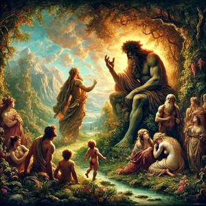 4. A w owych czasach – również później – na ziemi żyli giganci; bo kiedy synowie Boży zbliżali się do córek ludzkich, one im rodziły dzieci. Byli to mocarze, mający sławę w dawnych czasach.