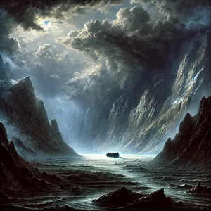 19. Wody wzbierały coraz bardziej ponad ziemię i zakryły wszystkie wysokie góry pod niebem.