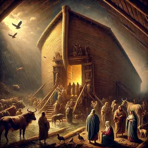 5. Noe wykonał wszystko, co Pan mu rozkazał.