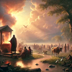 21. Pan poczuł miłą woń i rzekł do swego serca: Nie będę już więcej przeklinał ziemi z powodu człowieka, choć skłonność serca człowieka jest zła od młodości. Już nigdy nie zniszczę wszystkiego, co żyje, jak to uczyniłem.