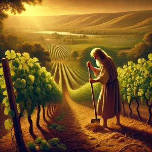 20. Noe, jako pierwszy rolnik, zasadził winnicę.